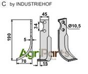 Blade, left model - AgriParts