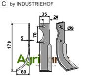 Blade, left model - AgriParts