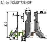 Blade, left model - AgriParts