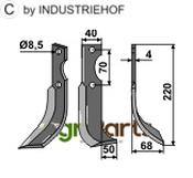 Blade, right model - AgriParts