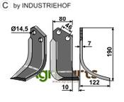 Blade, right model - AgriParts