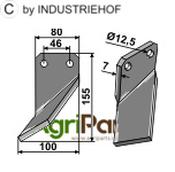 Rotary tine, left model - AgriParts