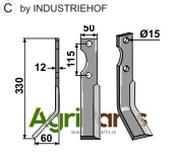 Blade, left model - AgriParts