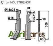 Blade, right model - AgriParts