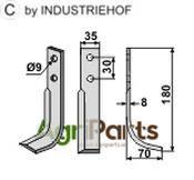 Blade, right model - AgriParts