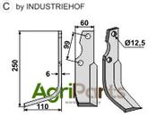 Blade, left model - AgriParts