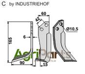 Blade, left model - AgriParts