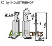 Blade, right model - AgriParts