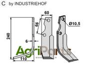 Blade, left model - AgriParts