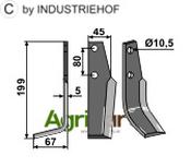Blade, left model - AgriParts