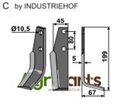 Blade, right model - AgriParts image