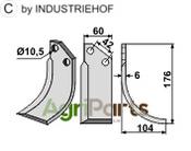 Blade, right model - AgriParts