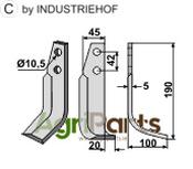 Blade, right model - AgriParts