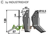 Blade, left model - AgriParts