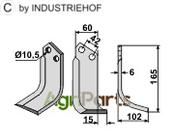 Blade, right model - AgriParts