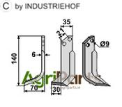 Blade, left model - AgriParts
