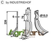 Blade, left model - AgriParts