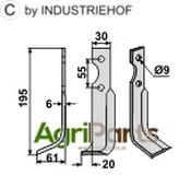 Blade, left model - AgriParts