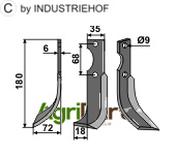 Blade, left model - AgriParts