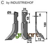 Blade, right model - AgriParts