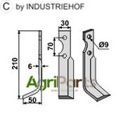 Blade, left model - AgriParts