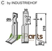 Blade, right model - AgriParts