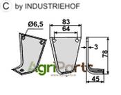 Blade, right model - AgriParts
