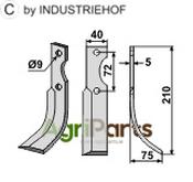 Blade, right model - AgriParts