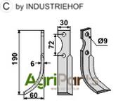 Blade, left model - AgriParts