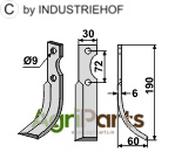 Blade, right model - AgriParts