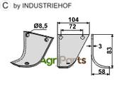 Blade, right model - AgriParts