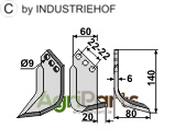 Blade, right model - AgriParts