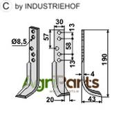 Blade, right model - AgriParts