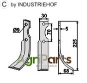 Blade, right model - AgriParts