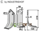 Blade, right model - AgriParts