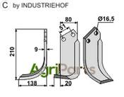 Blade, left model - AgriParts