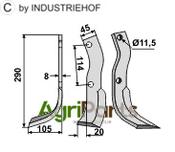 Blade, left model - AgriParts