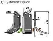Blade, right model - AgriParts