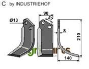 Blade, right model - AgriParts