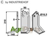 Blade, left model - AgriParts