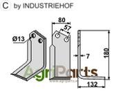 Blade, right model - AgriParts