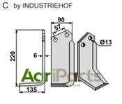 Blade, left model - AgriParts