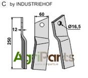 Rotary tine, left model - AgriParts