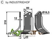 Blade, left model - AgriParts