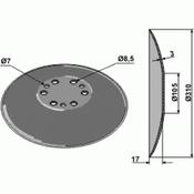 Disc to suit Accord Seed Drill - AgriParts