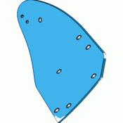 Mouldboard to suit Lemken C40 Plough R/H - AgriParts