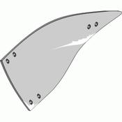Moldboard - left - AgriParts