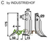 Blade, left model - AgriParts
