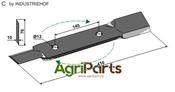 Mover-blade 410mm - right - AgriParts