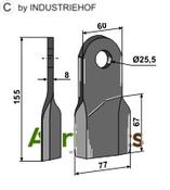 Flail, right - AgriParts